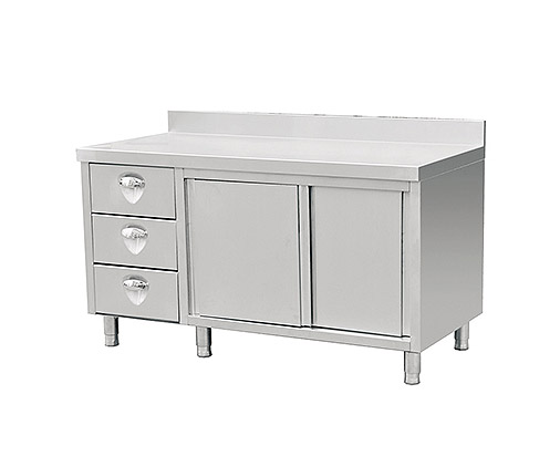 三抽拉門工作臺